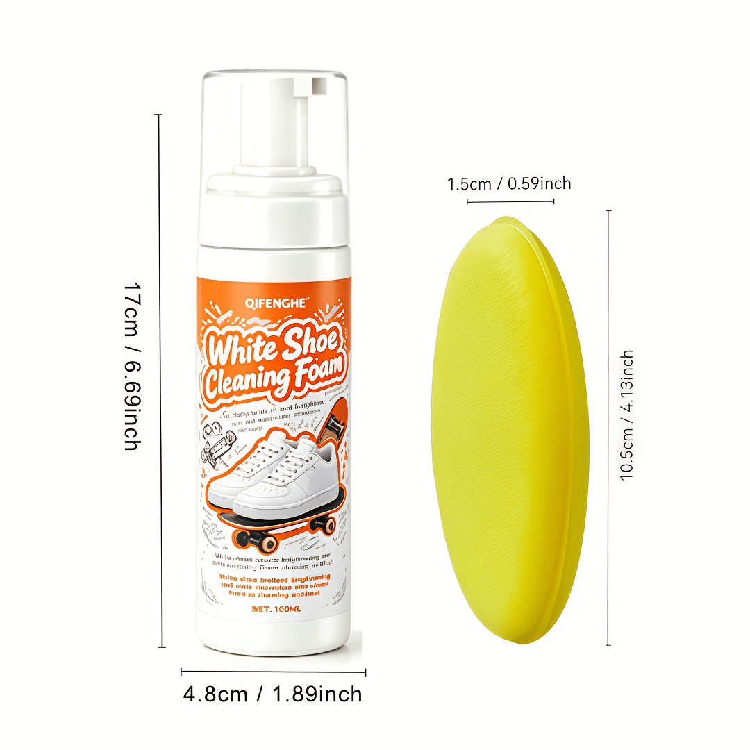 Portable No Rinse White Shoe C - Sneaker Care Foam 리뷰 및 가격