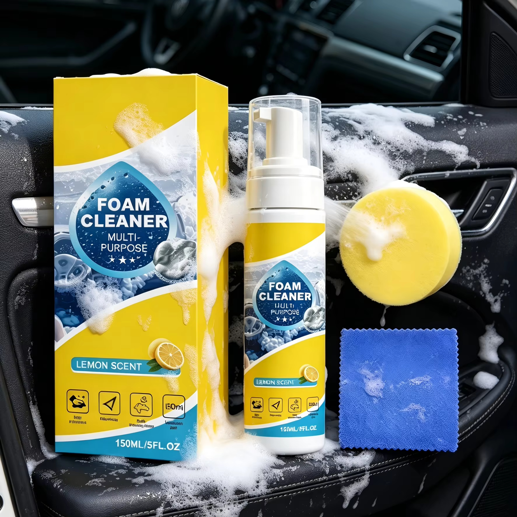 Multi-Purpose Foam Car Interio - Sneaker Care Products 리뷰 및 가격