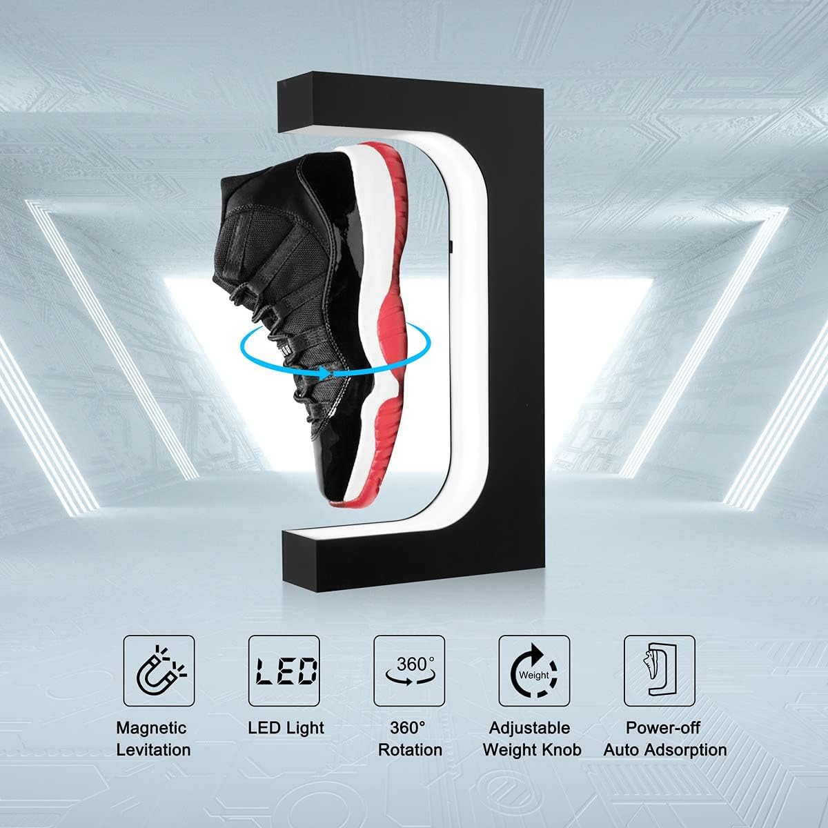 Floating Shoe Display Magnetic - Sneaker Case 리뷰 및 가격