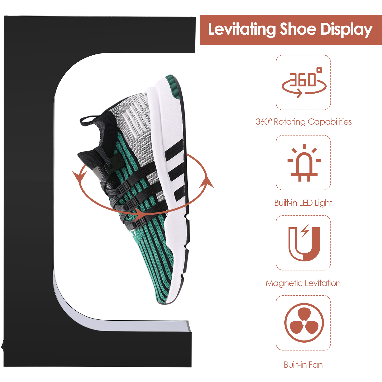 Floating Shoe Display Magnetic - Sneaker Case 리뷰 및 가격
