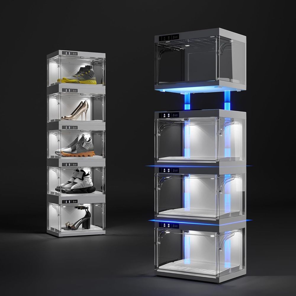 Smart LED Shoe Organizer, Clea - Sneaker Case 리뷰 및 가격