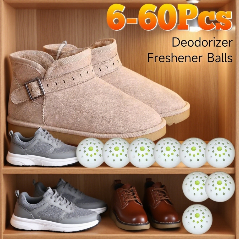 6-60Pcs Deodorizer Freshener B - Shoe Deodorizer Ball 리뷰 및 가격