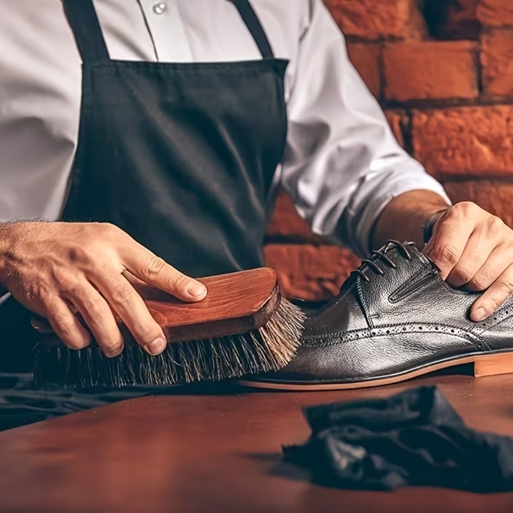 Horsehair Shoe Brush Set Leath - Sneaker Care Products 리뷰 및 가격