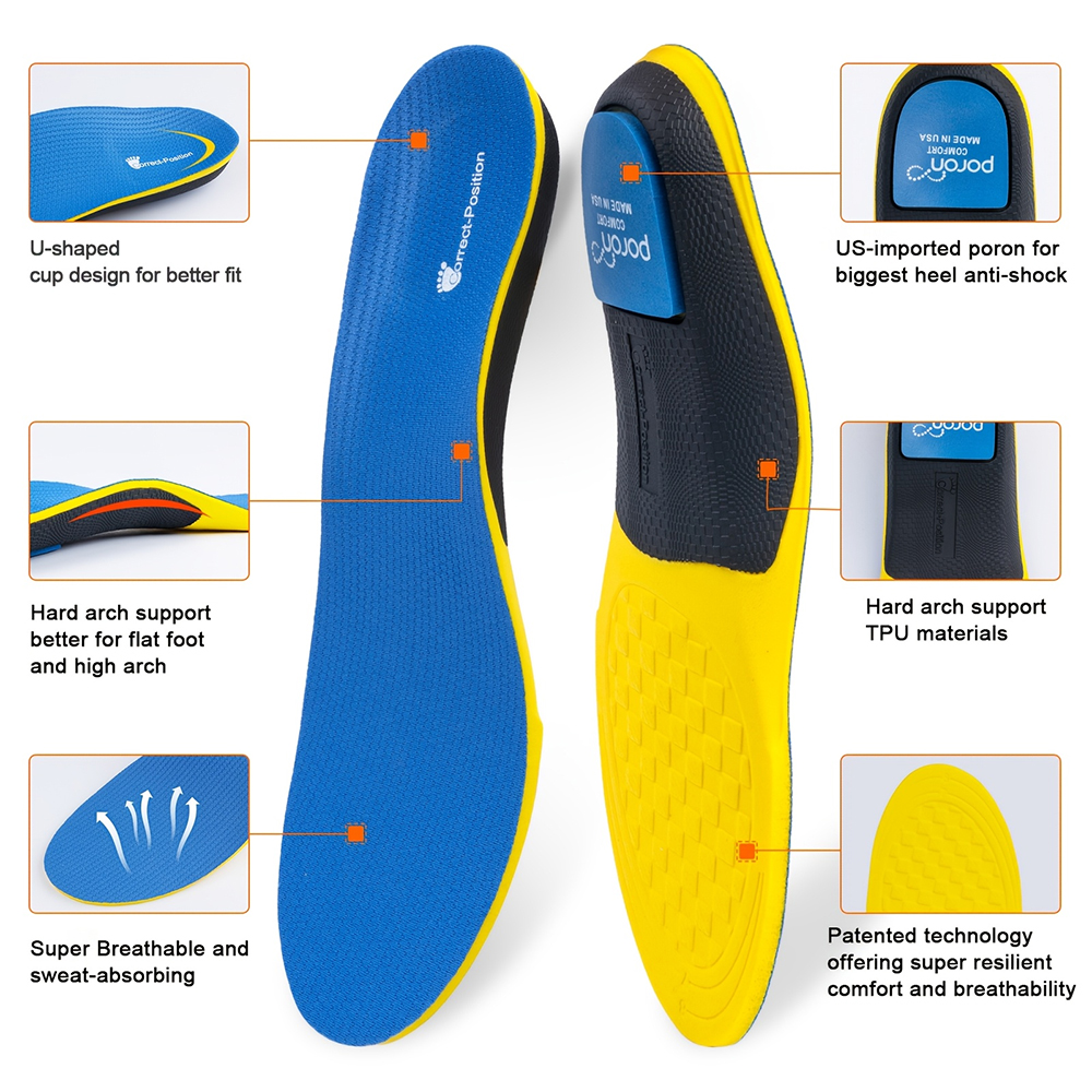 Flat Feet Arch Support Inserts - Sneaker Care Foam 리뷰 및 가격